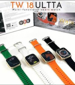 New TW18 Ultra SmartWatch With Wireless Charging